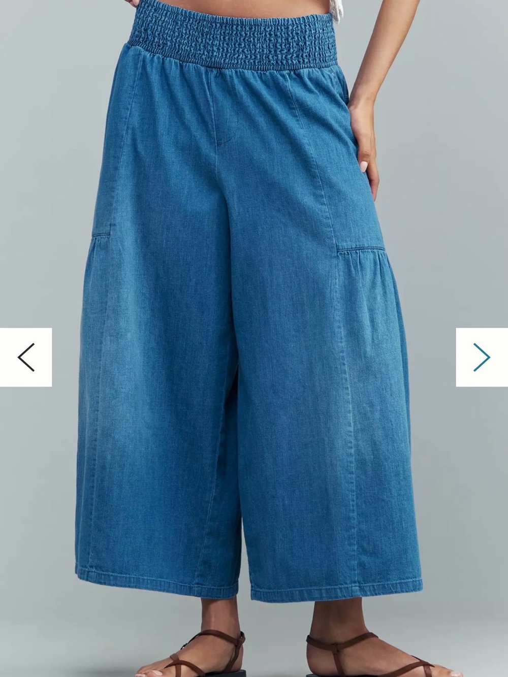 Pilcro Reese Wide-Leg Pull-On Jeans Sold Out Online Medium NWT - Picture 3 of 11